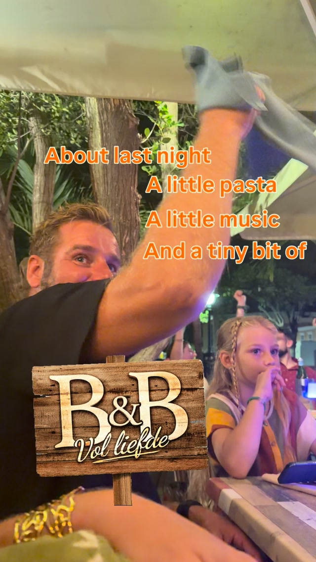 Meanwhile in Bonaire… 🌴✨

We’re enjoying a magical evening filled with delicious food, live music and amazing entertainment by Pasta e Basta. 🍝🎶

And tonight comes with a little extra sprinkle of LOVE… ❤️
If you know, you know! 😉

#BandBVolLiefde #PastaEBasta #Bonaire #BonaireNights #LiveMusic CaribbeanLife SailingFamily SVLuna LoveIsInTheAir