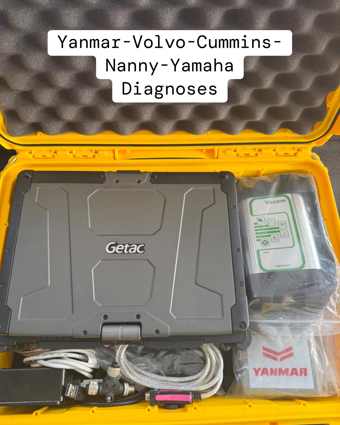 After some engine trouble that’s fixed now I decided to have a complete set to diagnose all common engines and gensets. If you’re in trouble, need diagnostics and I’m around feel free to ask in return for a voluntary gift. This way I maybe end up with a zero balance after investing in this kit 🤓

I already helped me finding a fault on the common rail where the pressure was getting way to high due to an injector problem. #yanmar #volvopenta #cummins #mechanic #enginetrouble #nanni #wegenwacht #adac #roadsideassistance #enginediagnostics